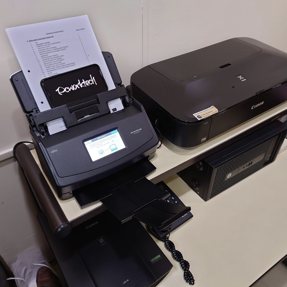 Office scanner and printer setup for document processing in Petaling Jaya by PCWorkTech