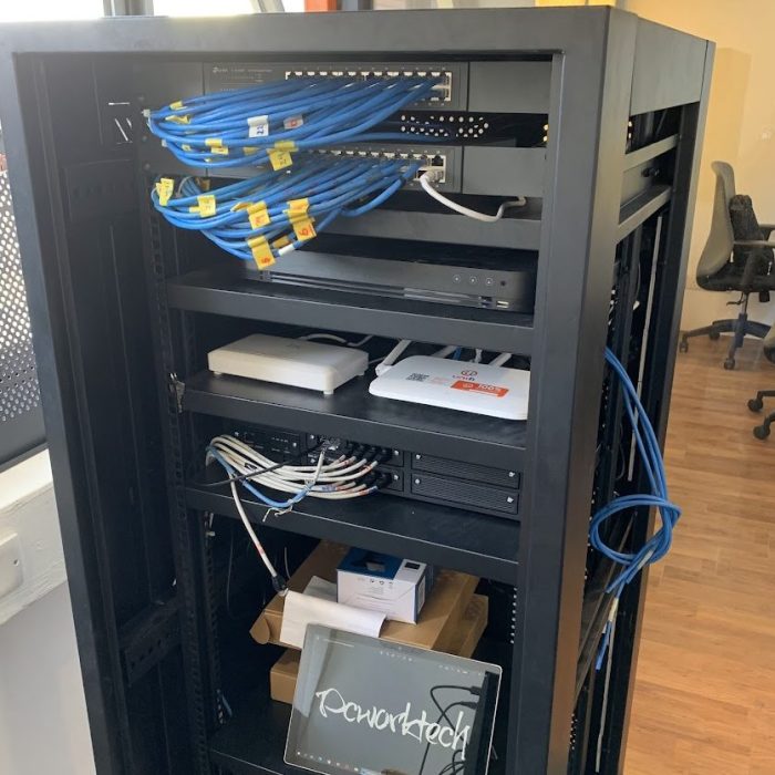 Structured network rack and business IT infrastructure setup in Klang Valley PCWorkTech