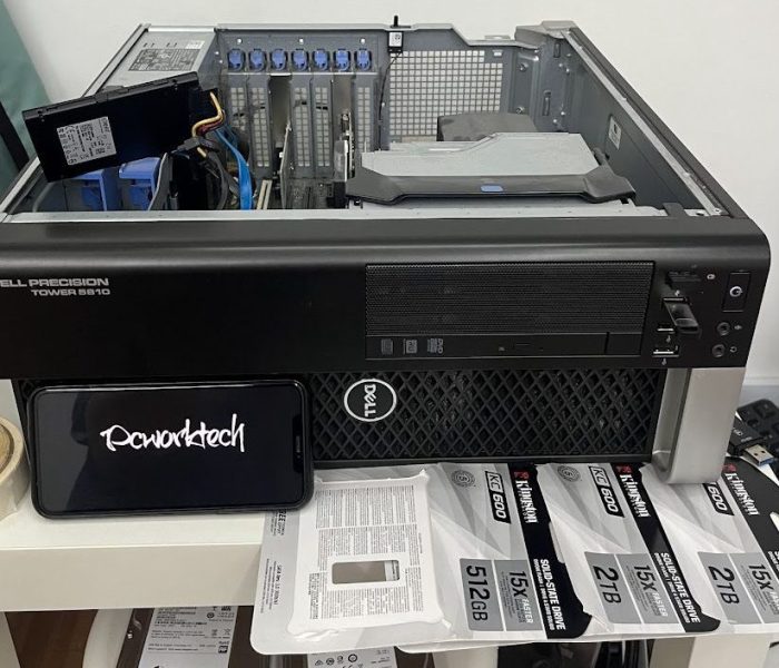 dell workstation upgrade with ssd installation and hardware servicing