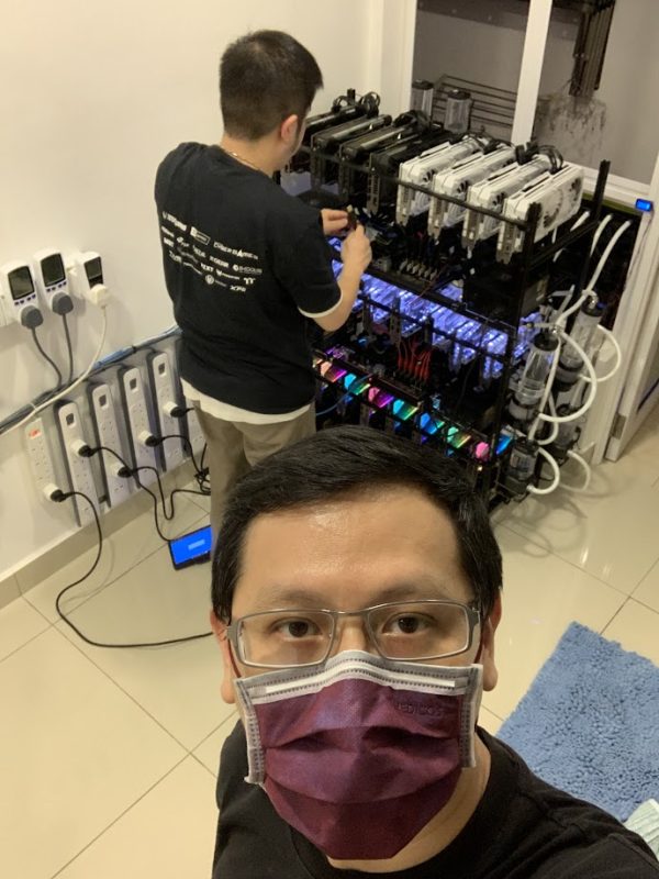 PCWorkTech building GPU mining rig and high-performance system during COVID period